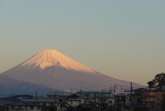 P1390398　1月8日の朝富士