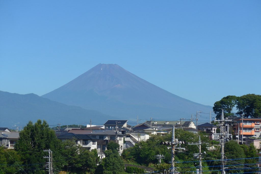 P1280178　8月5日 今朝の富士山