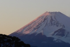 P1200659　3月5日 今夕の富士山（17時49分）