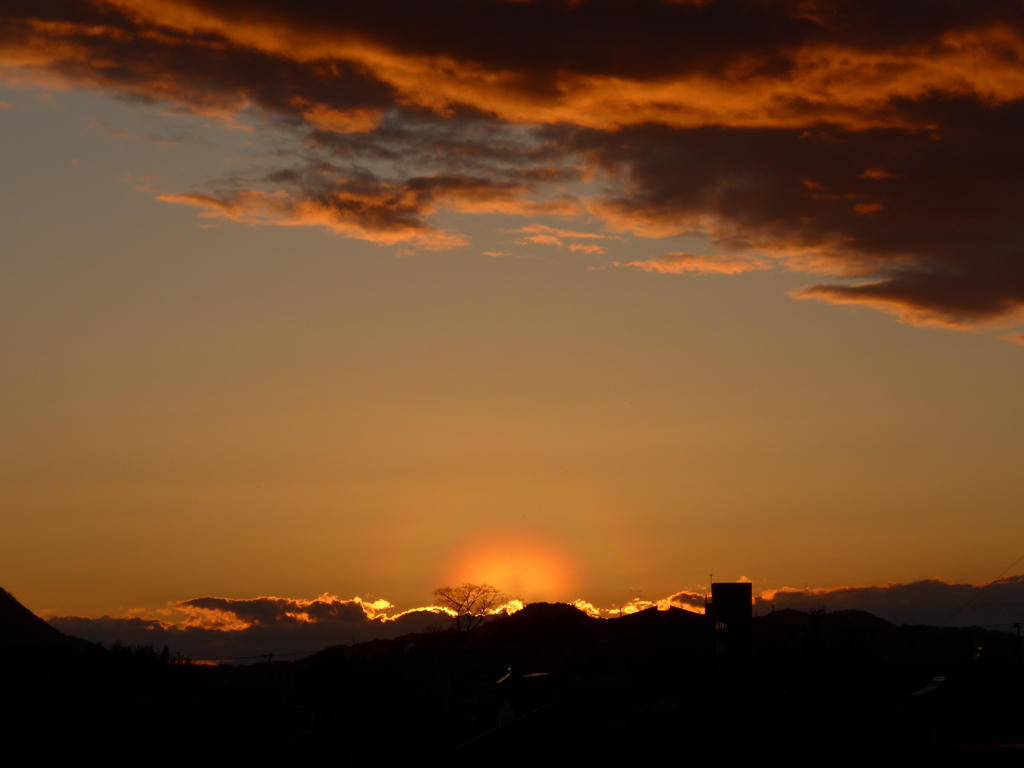 P1070888　ある日の夕空
