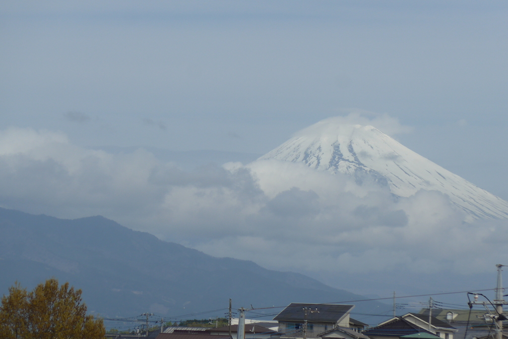 P1350341　4月8日 今朝の富士山