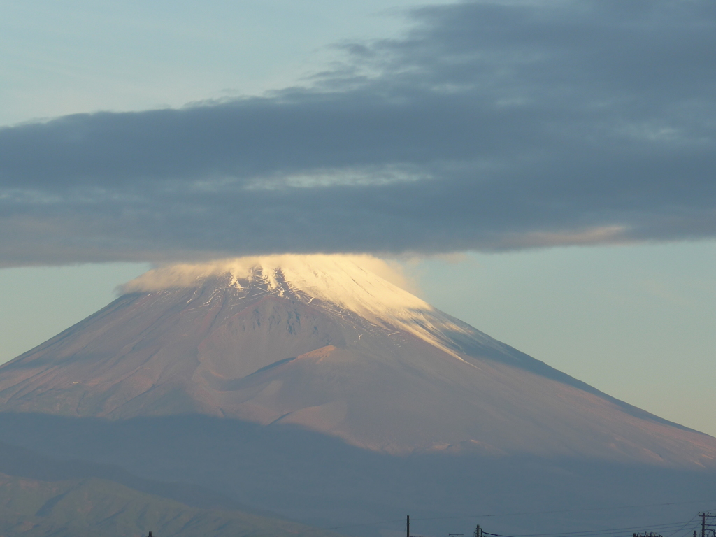 P1120607　11月17日 今朝の富士山