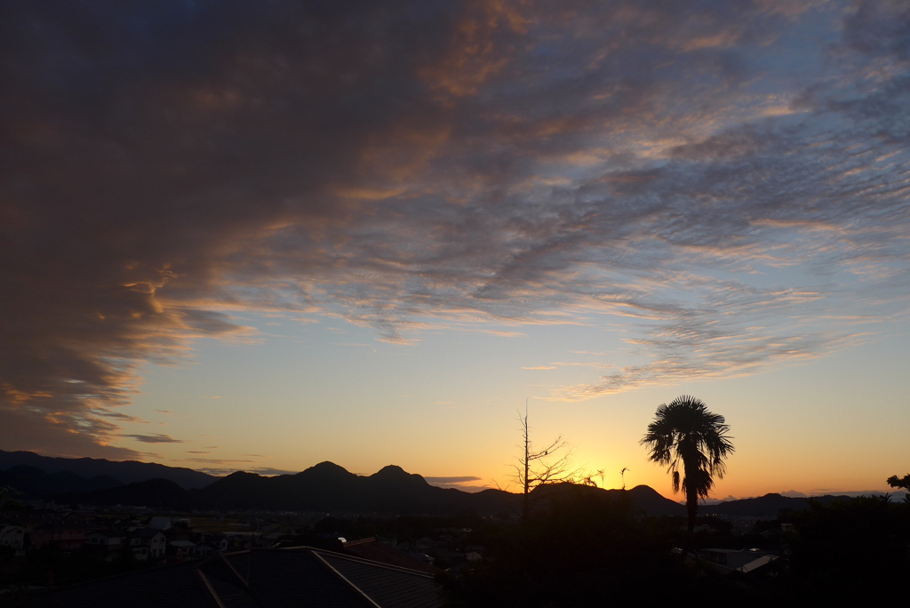 P1250174　ある日の夕景