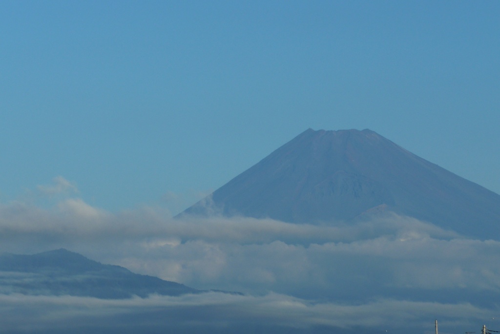 P1180500　10月9日 今朝の富士山