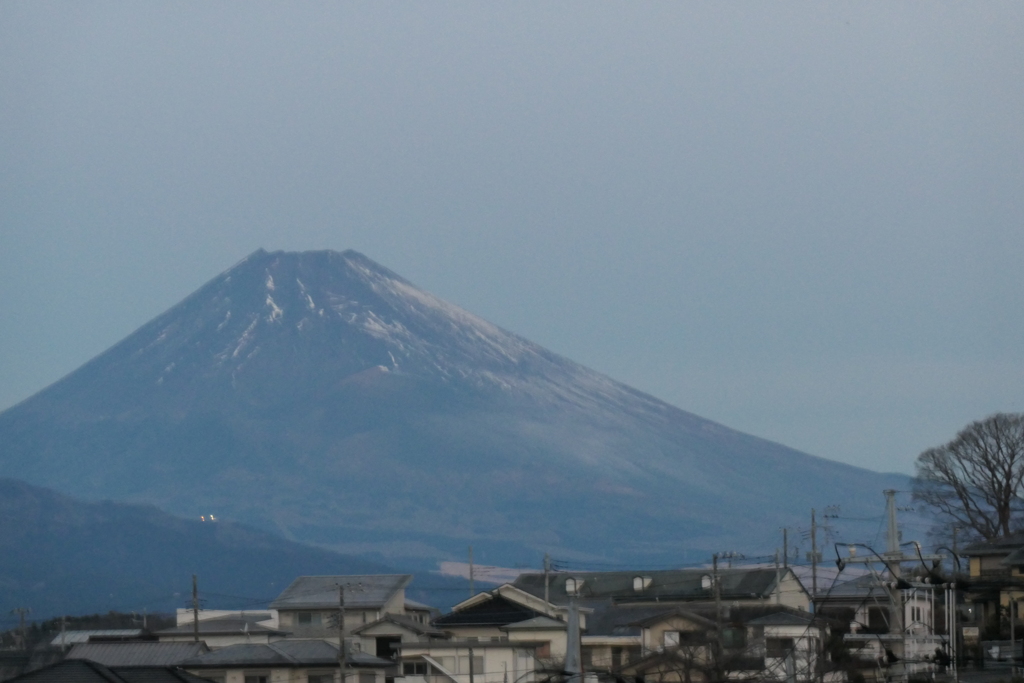 P1000564　1月11日 今朝の富士山