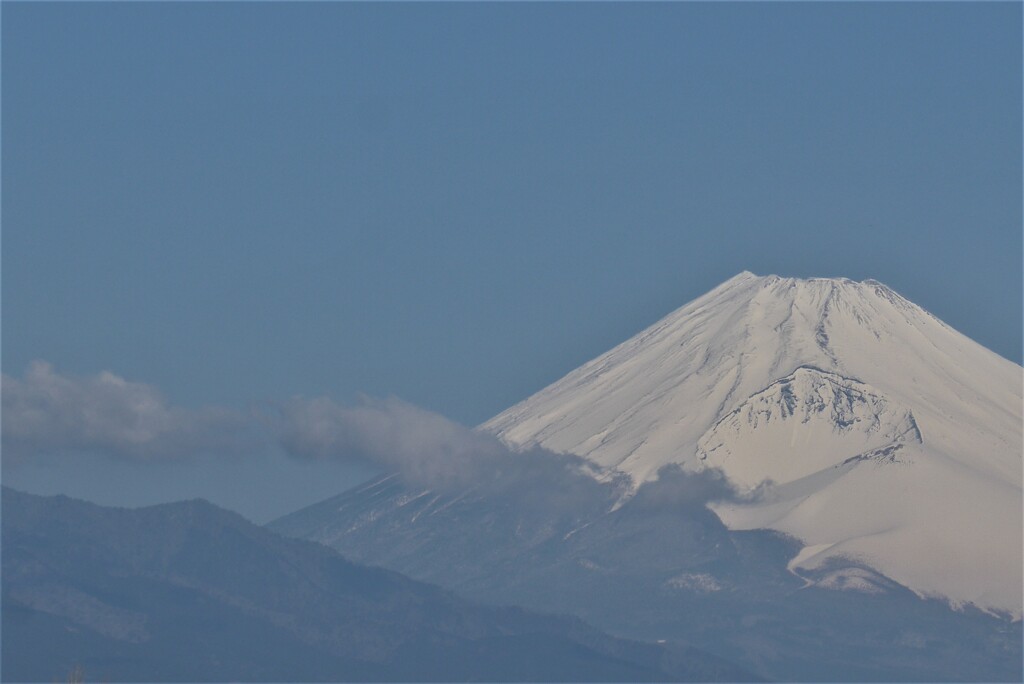 P1320245 (2)　3月7日 今朝の富士山