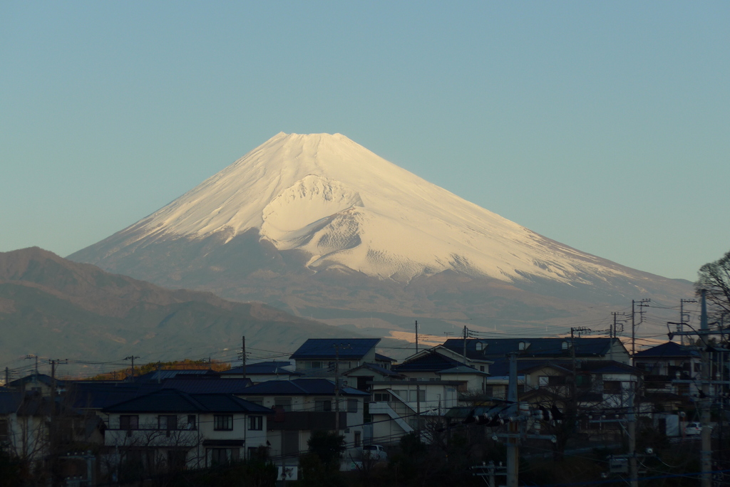 P1190667　1月9日 今朝の富士山