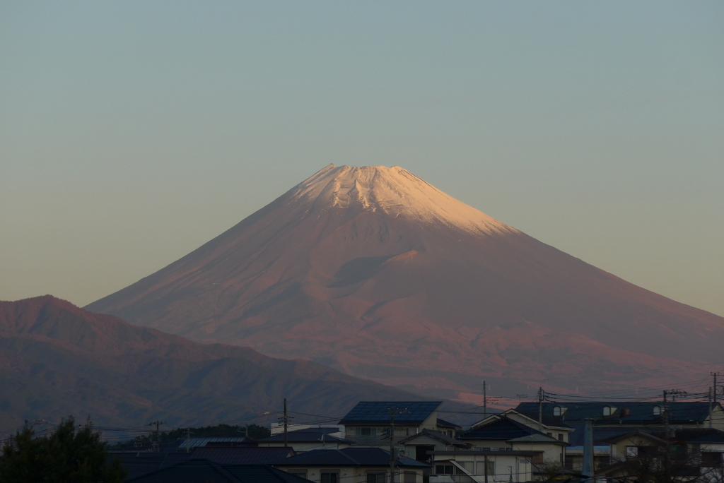 P1250410　11月4日 今朝の富士山