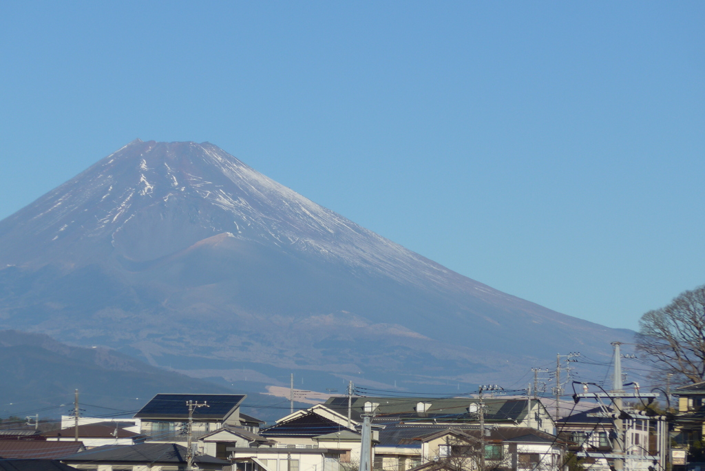 P1250795　1月10日 今朝の富士山