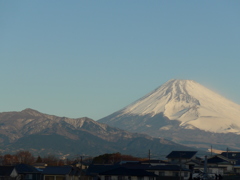 P1070164　１月25日 今朝の富士山