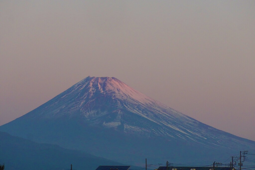 P1310672 (2)　10月27日 今朝の富士山