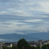 P1360501　7月19日 今朝の空と富士山