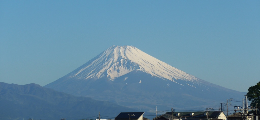 P1150512 (2)　5月10日 今朝の富士山