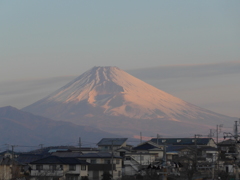 P1070399　２月28日 今朝の富士山