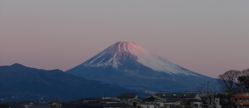 1月27日 今朝の富士山