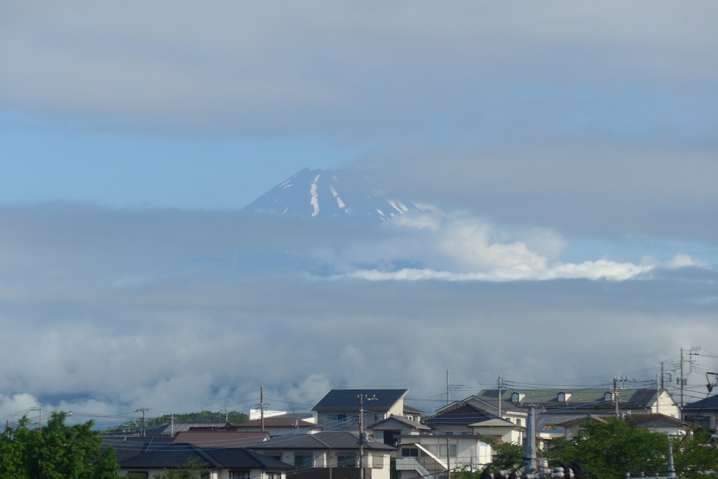P1230734 (2)　6月20日 今朝の富士山