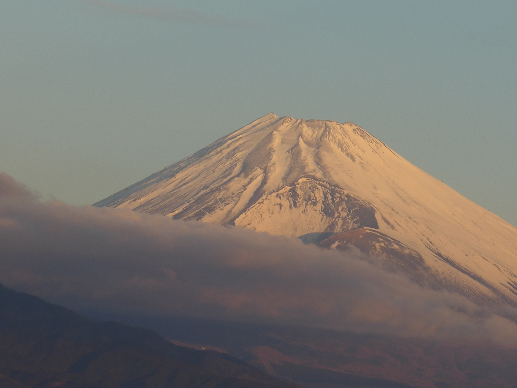 P1060902  １月15日 今朝の富士山