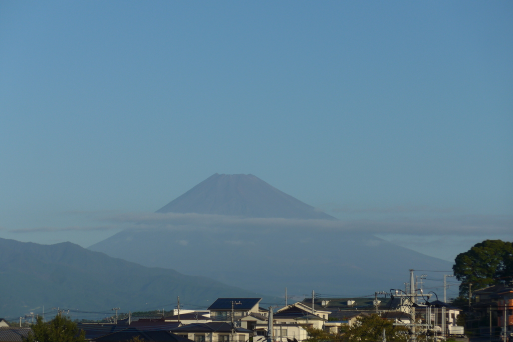 P1180528　10月10日 今朝の富士山