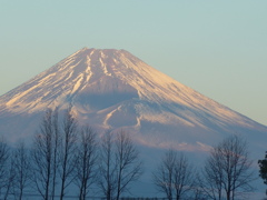 12月21日　今朝の富士山