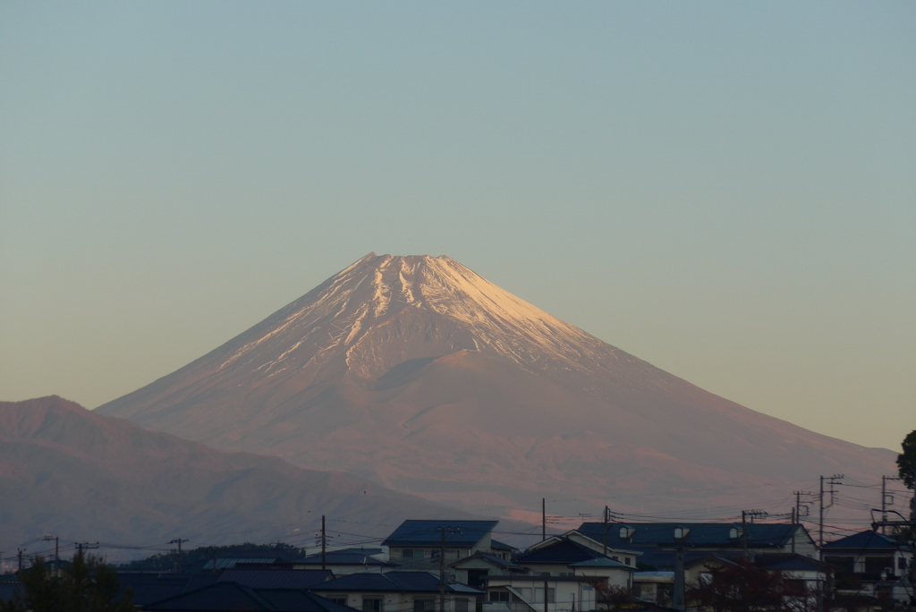 P1190136　11月16日 今朝の富士山