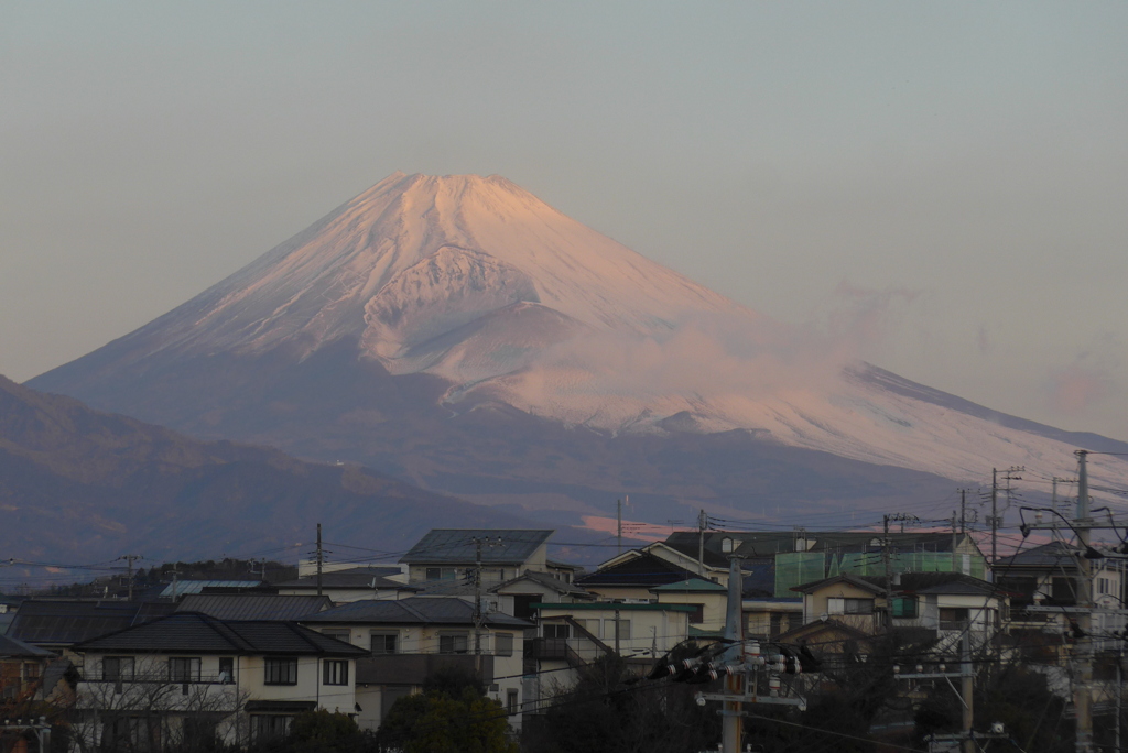 P1390477　1月30日 今朝の富士山