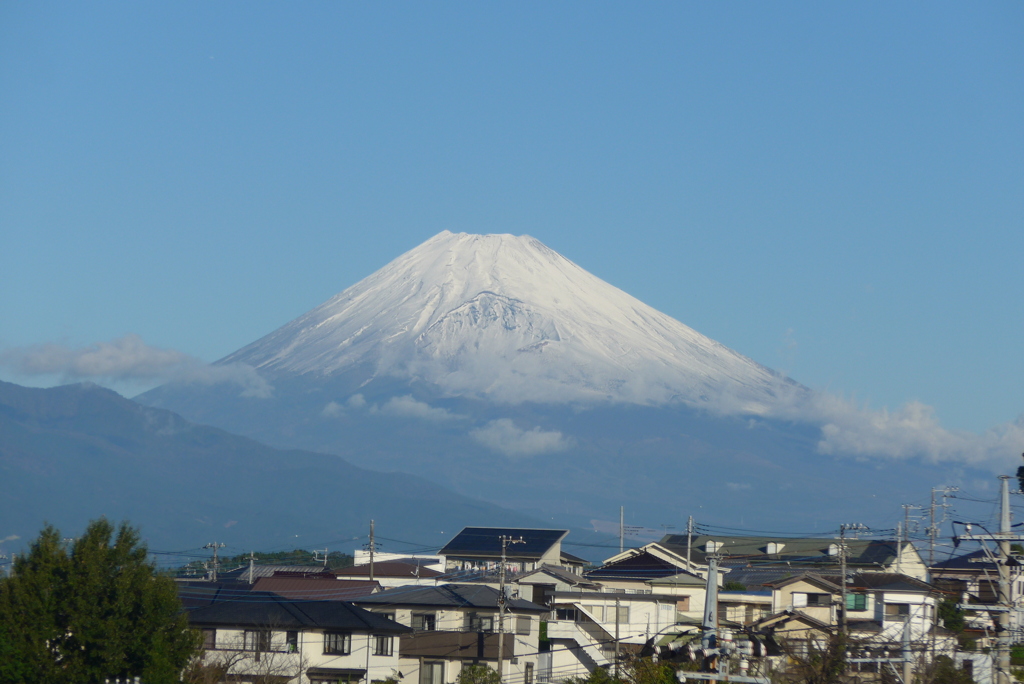 P1280675　10月23日 今朝の富士山