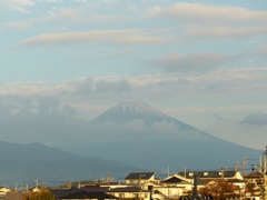 P1120286　11月1日 朝の富士山