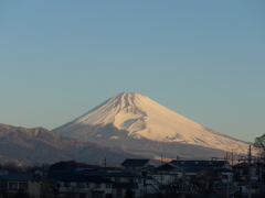 P1070269　２月７日 今朝の富士山