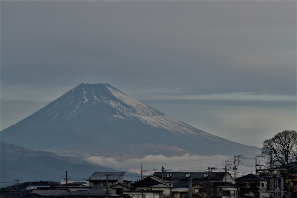 P1250782 (2)　1月5日 今朝の富士山
