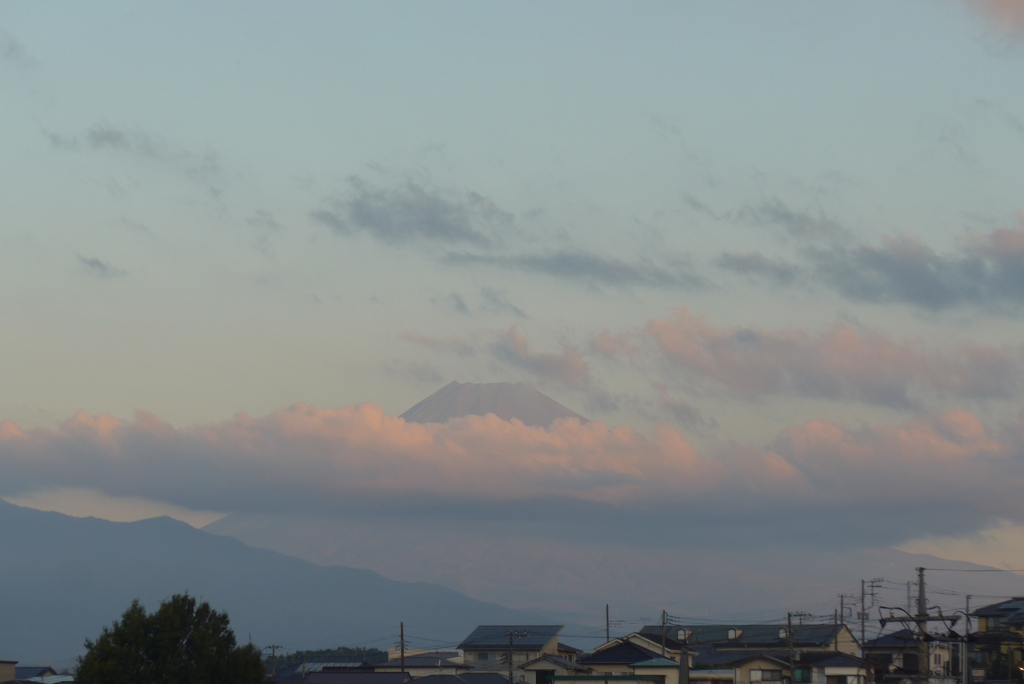 P1370025　11月7日 今朝の富士山