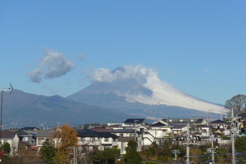 P1250744　12月15日 今朝の富士山