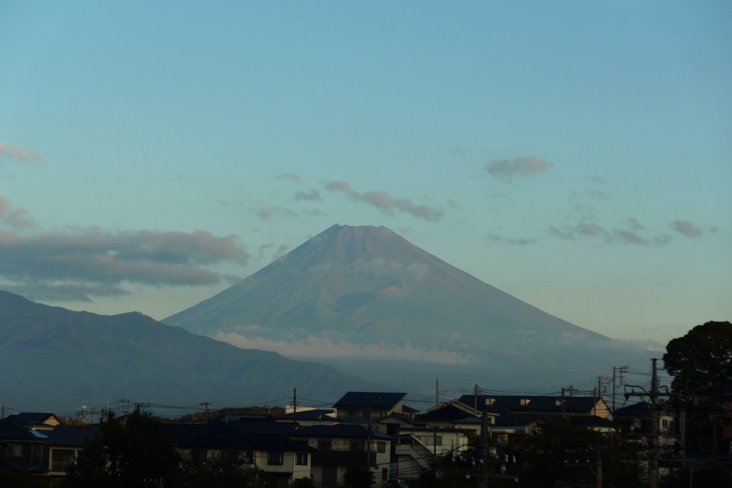 P1180485　10月9日 今朝の富士山
