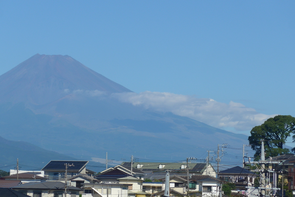 P1280419　9月20日 今朝の富士山