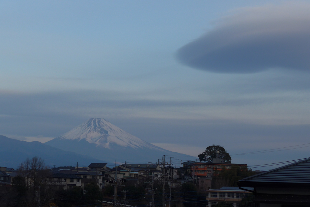 P1370292　1月19日 今朝の富士山