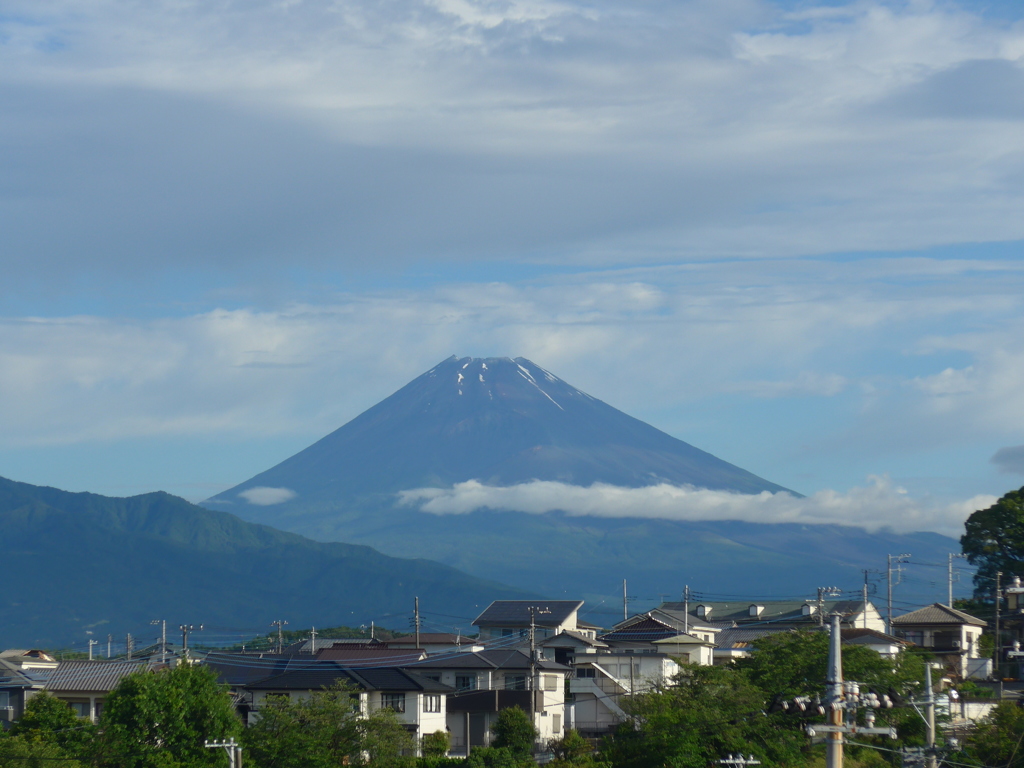 P1100332　6月19日 朝の富士山
