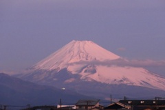 P1190737　1月16日 今朝の富士山