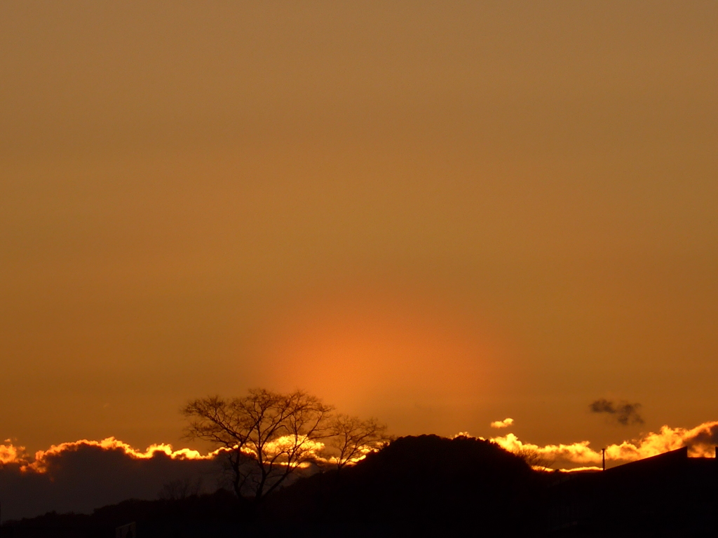 P1070889　ある日の夕空