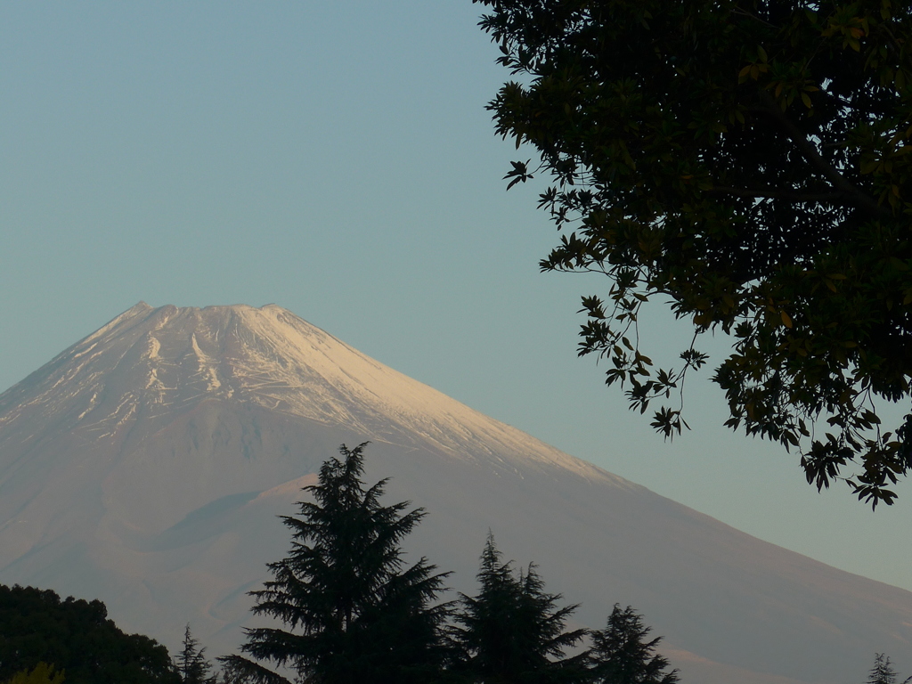 今朝の富士山