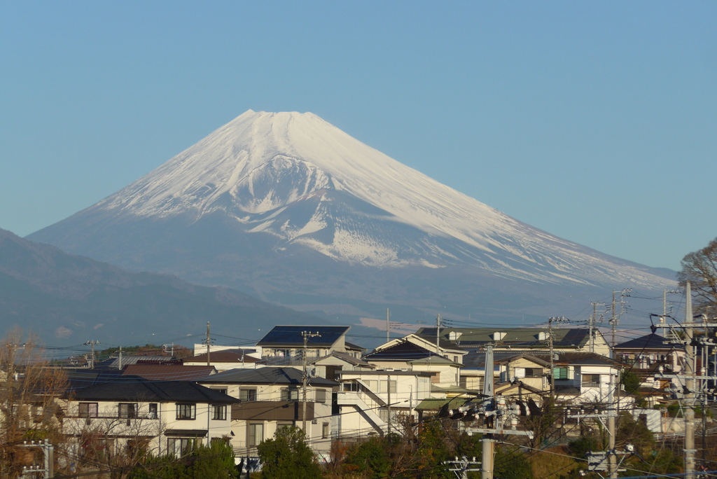 P1280989　12月13日 今朝の富士山