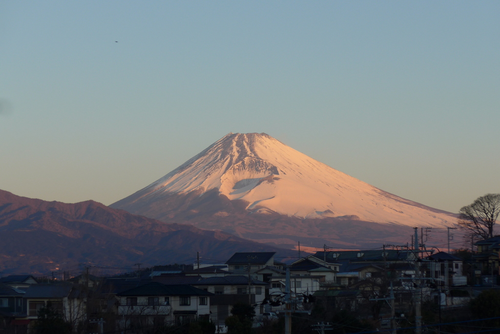 P1250902　2月9日 今朝の富士山