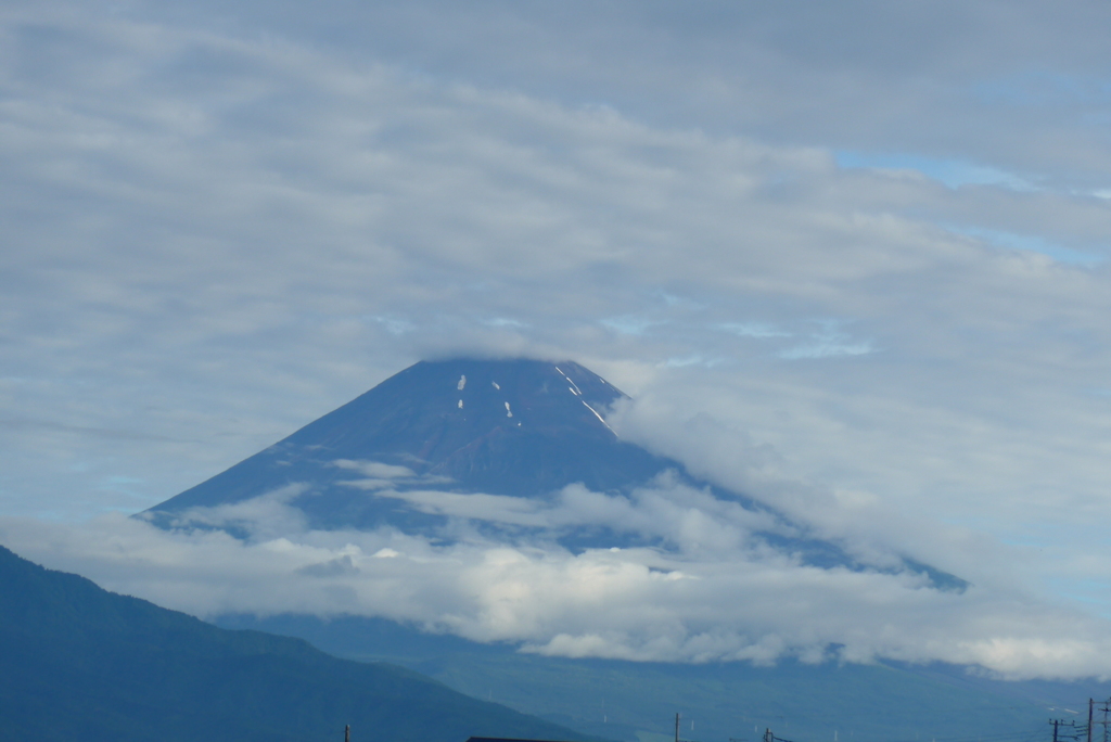 P1160954　7月8日 今朝の富士山