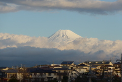 P1200294　2月17日 今朝の富士山