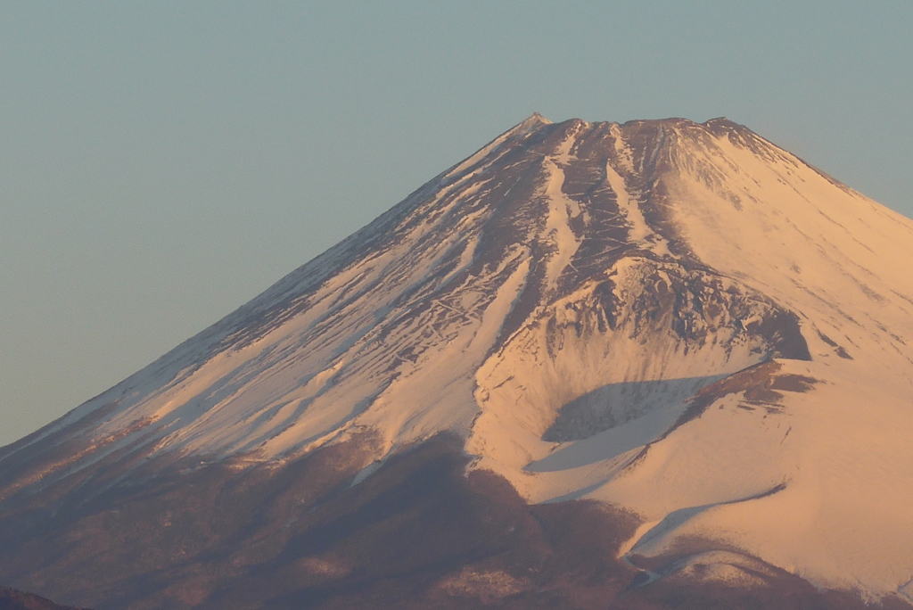 P1250903　2月9日 今朝の富士山