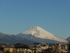 P1070259　２月６日 今朝の富士山