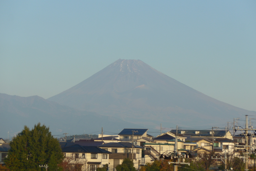 P1310739　11月10日 今朝の富士山