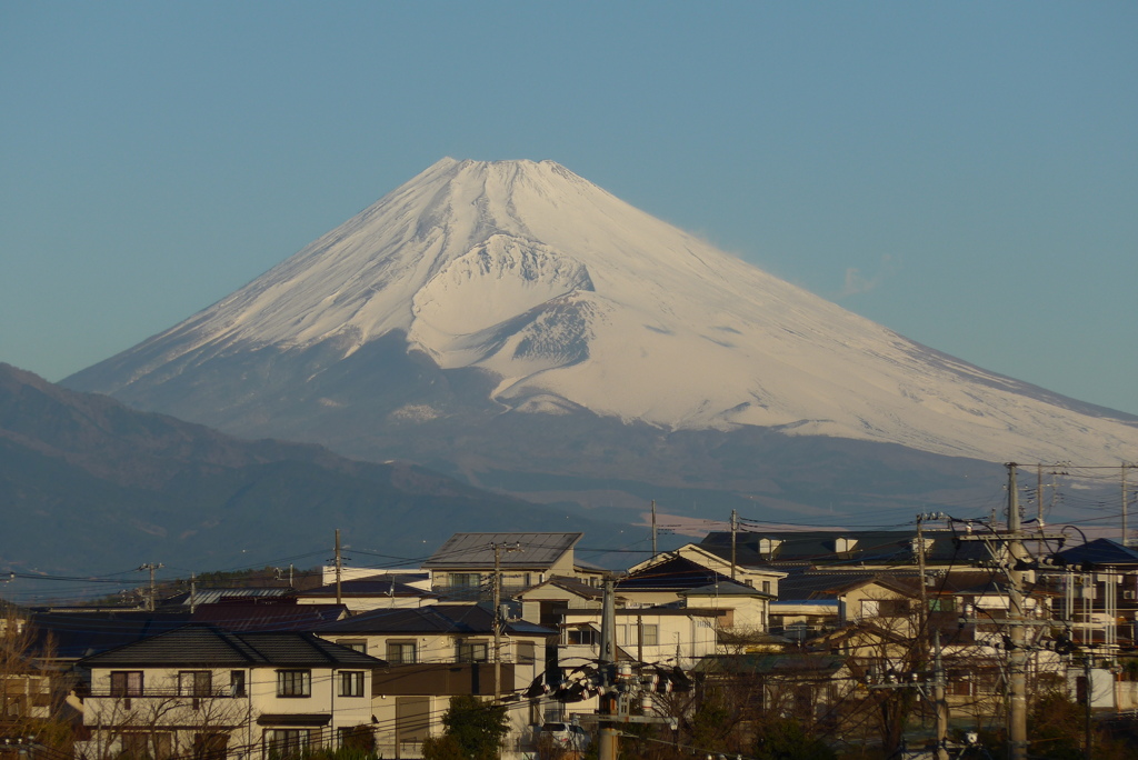 P1190820　1月21日 今朝の富士山