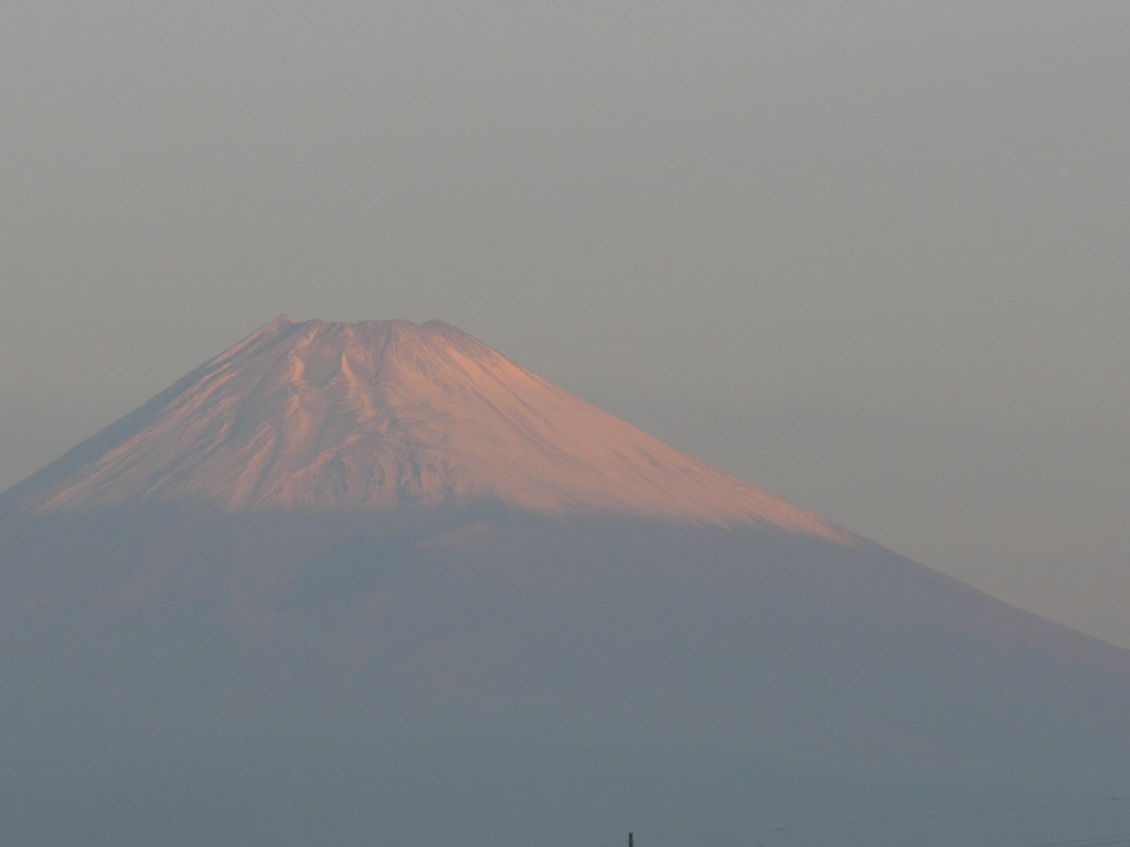 今朝の富士山