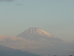 今朝の富士山