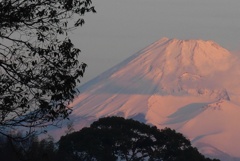 P1190557　12月24日 今朝の富士山