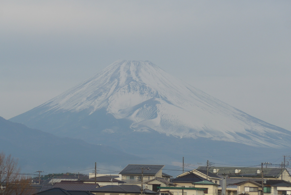 P1340766　1月3日 今朝の富士山